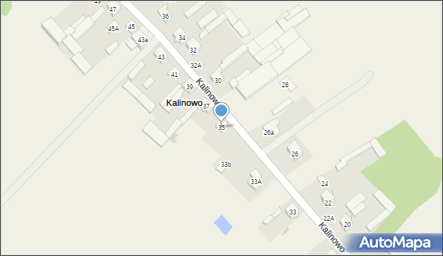 Kalinowo, Kalinowo, 35, mapa Kalinowo