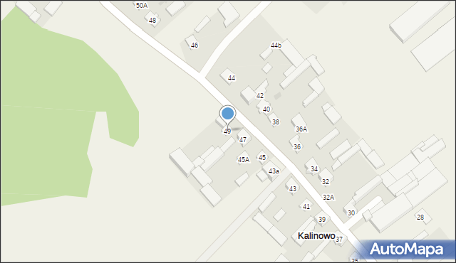 Kalinowo, Kalinowo, 49, mapa Kalinowo