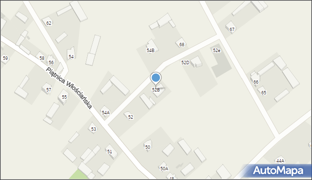 Kalinowo, Kalinowo, 52B, mapa Kalinowo