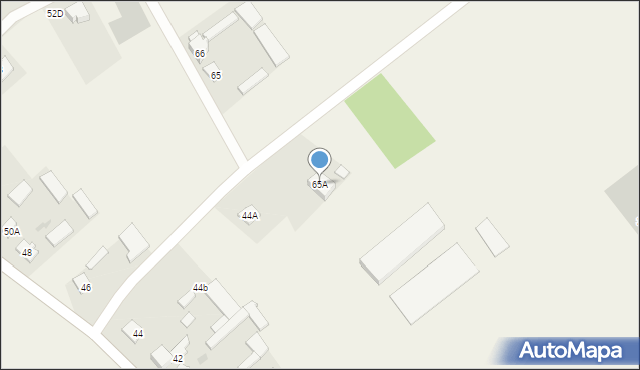 Kalinowo, Kalinowo, 65A, mapa Kalinowo