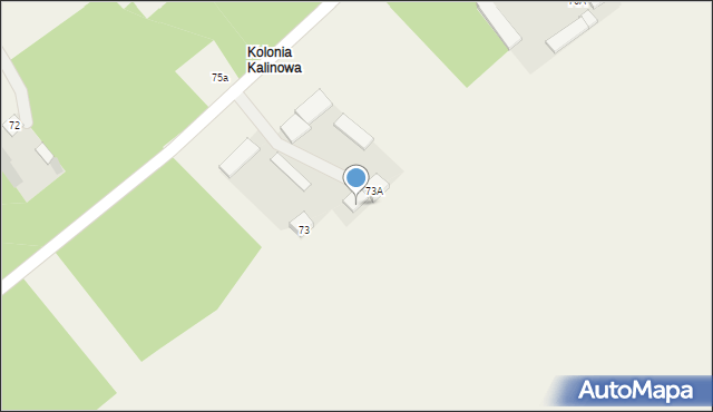 Kalinowo, Kalinowo, 74, mapa Kalinowo