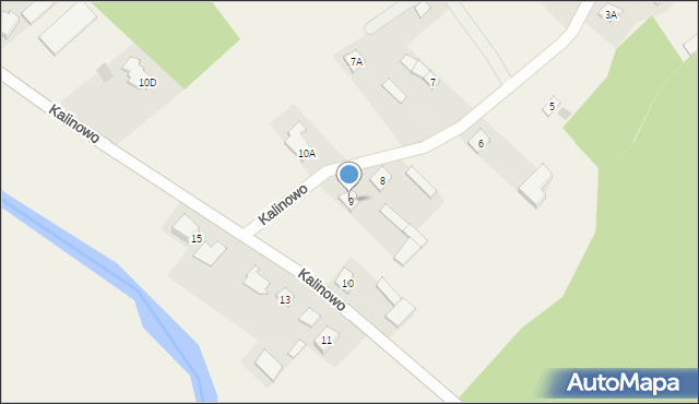 Kalinowo, Kalinowo, 9, mapa Kalinowo