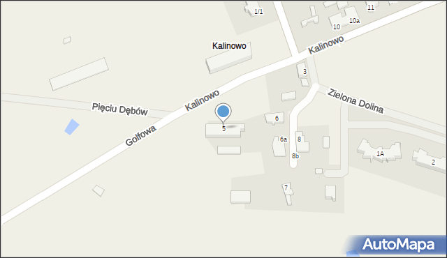 Kalinowo, Kalinowo, 5, mapa Kalinowo