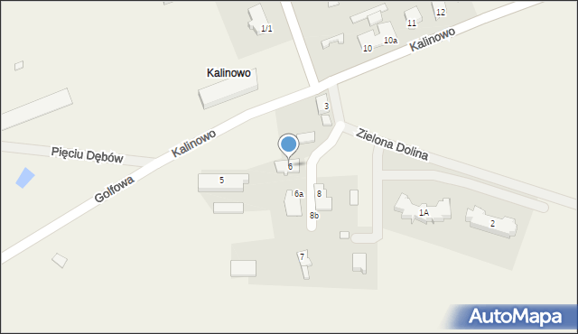 Kalinowo, Kalinowo, 6, mapa Kalinowo