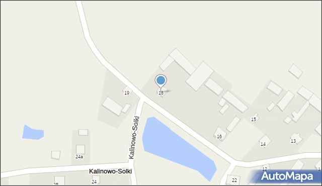 Kalinowo-Solki, Kalinowo-Solki, 18, mapa Kalinowo-Solki