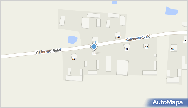 Kalinowo-Solki, Kalinowo-Solki, 31, mapa Kalinowo-Solki