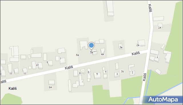 Kaliś, Kaliś, 5a, mapa Kaliś