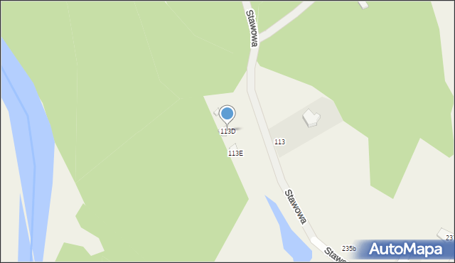 Kaliska, Kaliska, 113D, mapa Kaliska