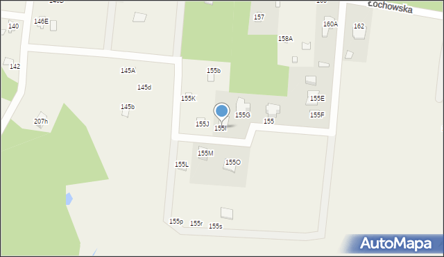 Kaliska, Kaliska, 155I, mapa Kaliska