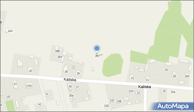 Kaliska, Kaliska, 36c, mapa Kaliska