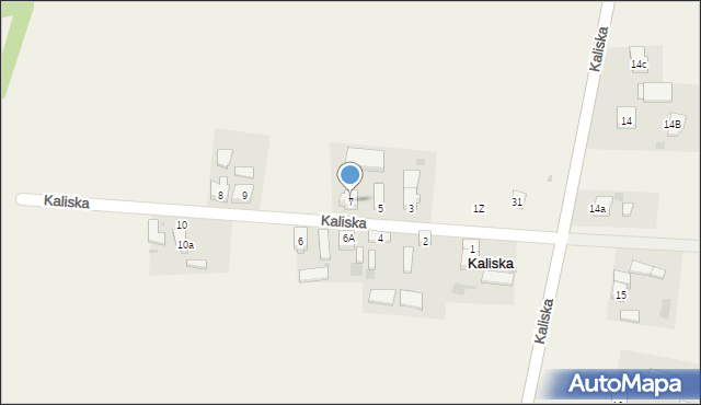 Kaliska, Kaliska, 7, mapa Kaliska
