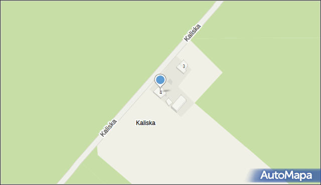 Kaliska, Kaliska, 4, mapa Kaliska