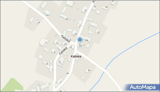 Kaliska, Kaliska, 33, mapa Kaliska