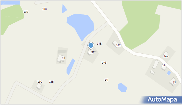 Kaliska, Kaliska, 14F, mapa Kaliska