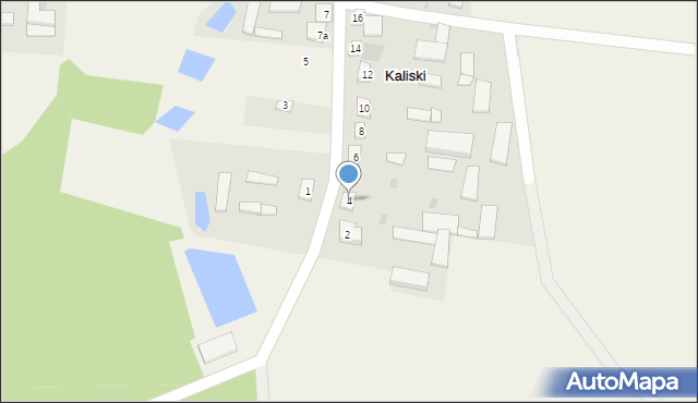 Kaliski, Kaliski, 4, mapa Kaliski
