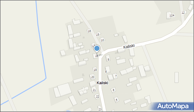 Kaliski, Kaliski, 18, mapa Kaliski