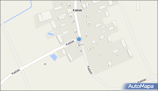Kaliski, Kaliski, 24, mapa Kaliski