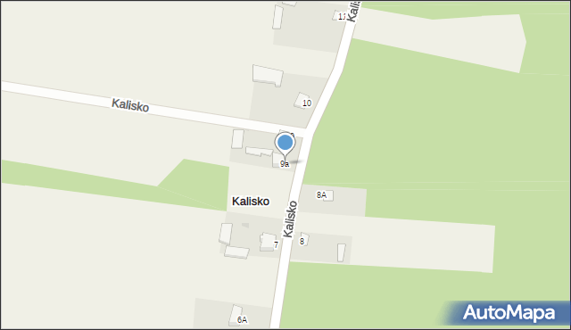 Kalisko, Kalisko, 9a, mapa Kalisko