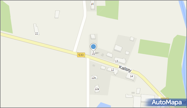 Kalisty, Kalisty, 11, mapa Kalisty