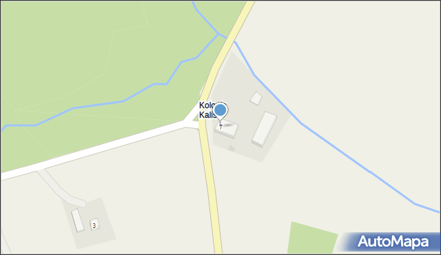 Kalisty, Kalisty, 7, mapa Kalisty
