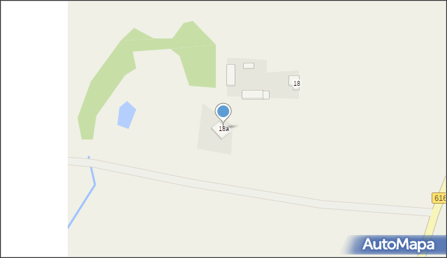 Kalisz, Kalisz, 18a, mapa Kalisza