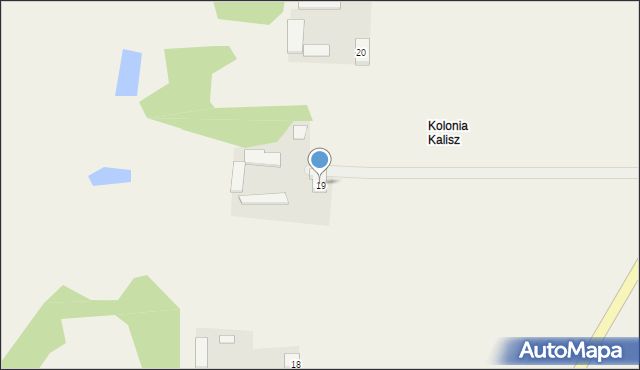 Kalisz, Kalisz, 19, mapa Kalisza