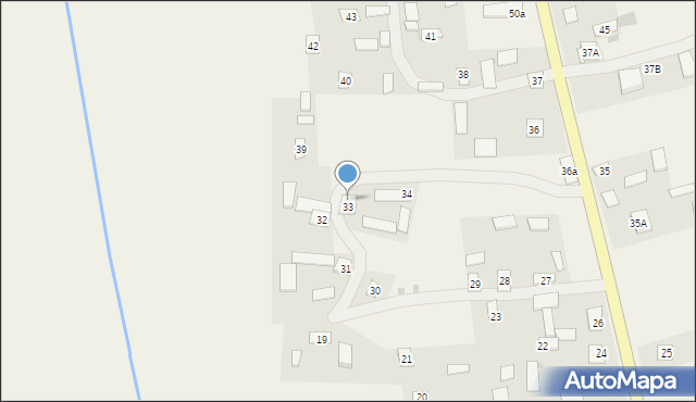 Kaliszany-Kolonia, Kaliszany-Kolonia, 34A, mapa Kaliszany-Kolonia