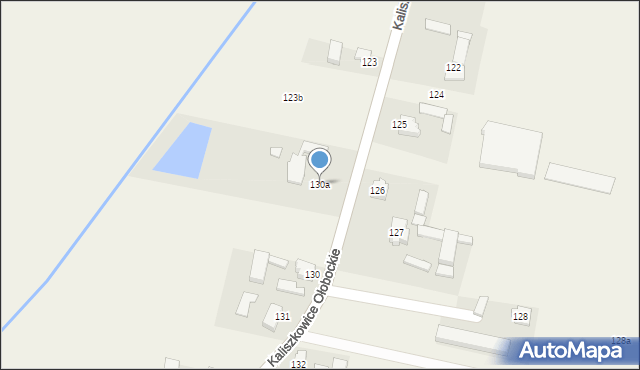 Kaliszkowice Ołobockie, Kaliszkowice Ołobockie, 130a, mapa Kaliszkowice Ołobockie