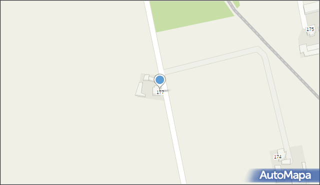 Kaliszkowice Ołobockie, Kaliszkowice Ołobockie, 177, mapa Kaliszkowice Ołobockie