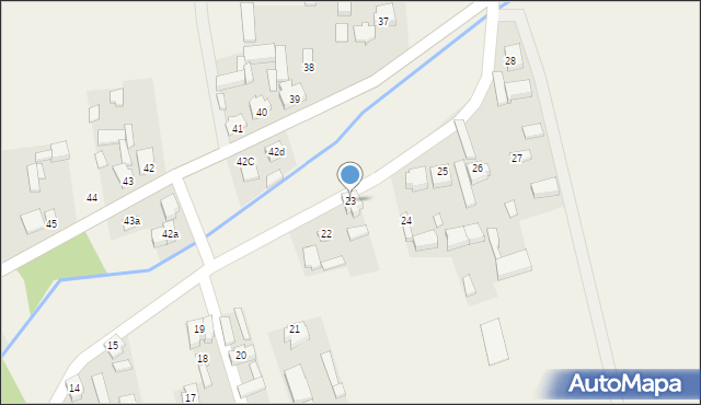 Kaliszkowice Ołobockie, Kaliszkowice Ołobockie, 23, mapa Kaliszkowice Ołobockie