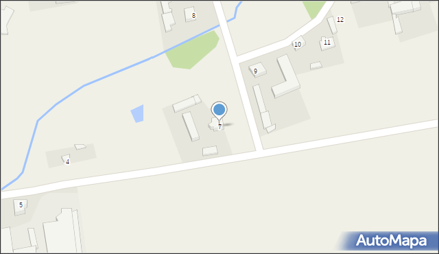 Kaliszkowice Ołobockie, Kaliszkowice Ołobockie, 7, mapa Kaliszkowice Ołobockie