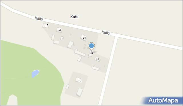 Kałki, Kałki, 14, mapa Kałki