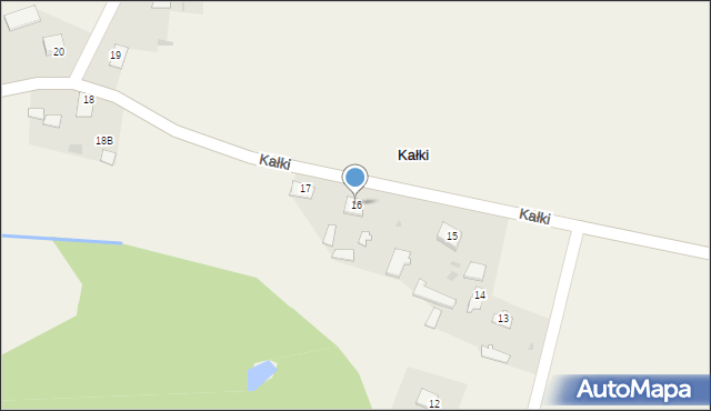 Kałki, Kałki, 16, mapa Kałki