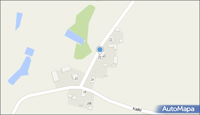 Kałki, Kałki, 21, mapa Kałki