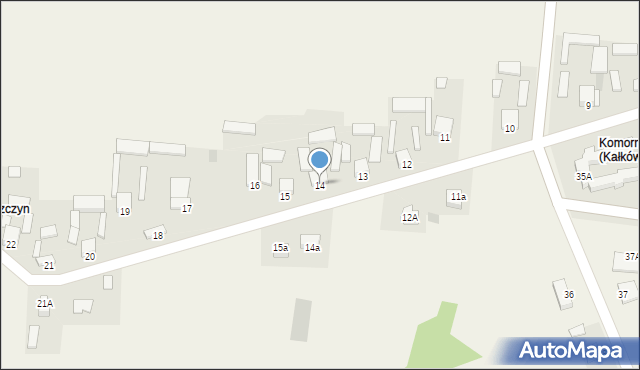 Kałków, Kałków, 14, mapa Kałków