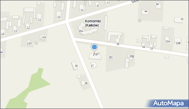 Kałków, Kałków, 37A, mapa Kałków