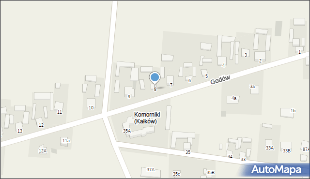 Kałków, Kałków, 8, mapa Kałków