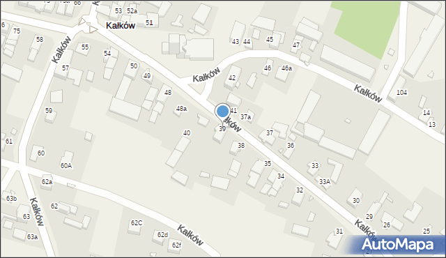 Kałków, Kałków, 39, mapa Kałków
