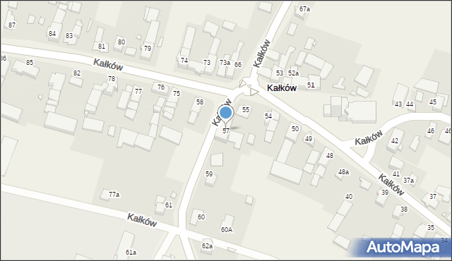 Kałków, Kałków, 57, mapa Kałków