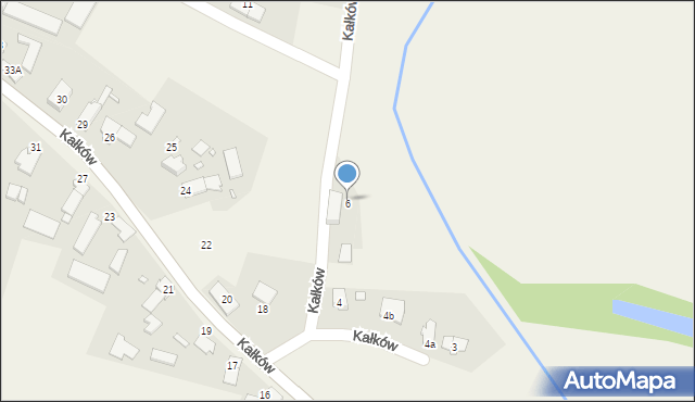 Kałków, Kałków, 6, mapa Kałków