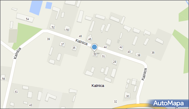 Kalnica, Kalnica, 33, mapa Kalnica