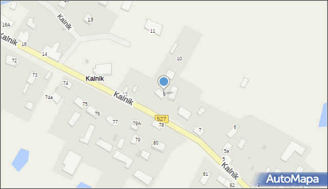 Kalnik, Kalnik, 9, mapa Kalnik