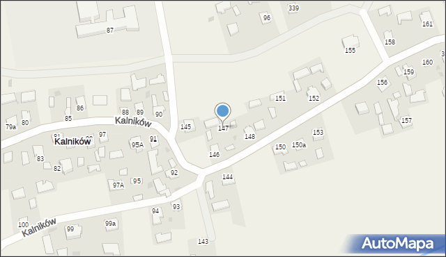 Kalników, Kalników, 147, mapa Kalników