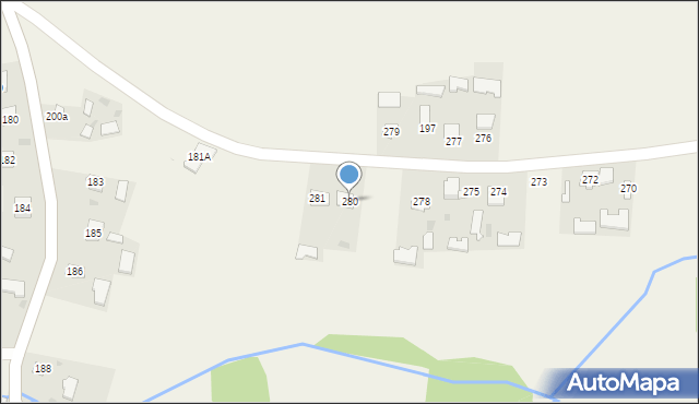 Kalników, Kalników, 280, mapa Kalników