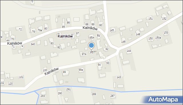 Kalników, Kalników, 95, mapa Kalników