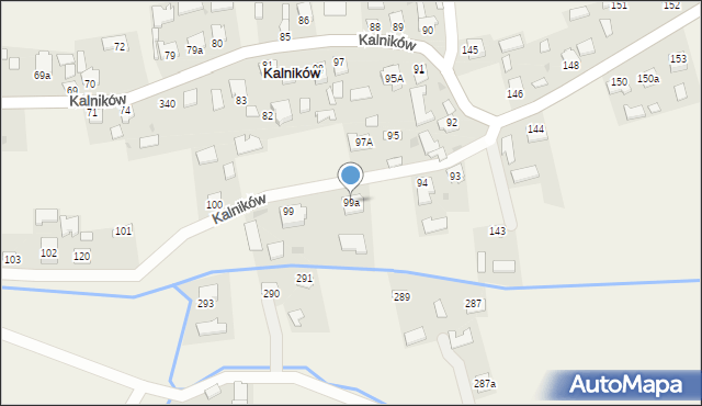 Kalników, Kalników, 99a, mapa Kalników