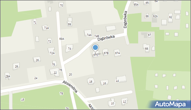 Kalonka, Kalonka, 67C, mapa Kalonka