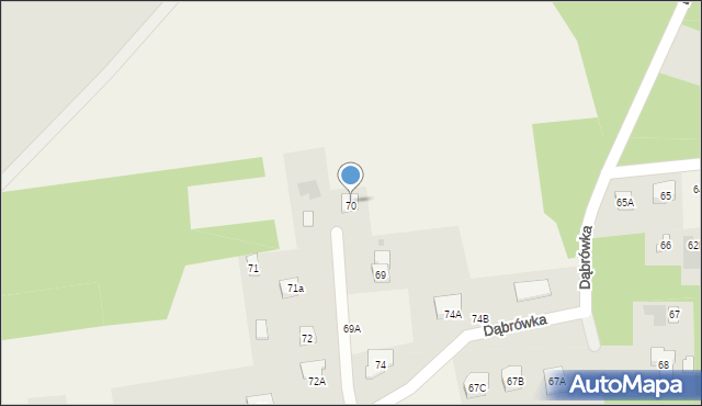 Kalonka, Kalonka, 70, mapa Kalonka