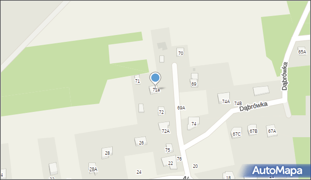 Kalonka, Kalonka, 71a, mapa Kalonka