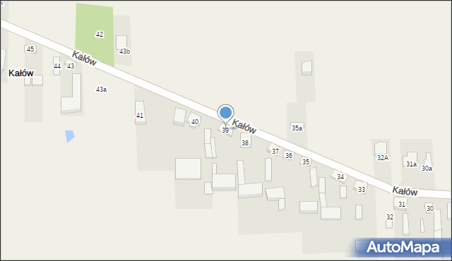 Kałów, Kałów, 39, mapa Kałów